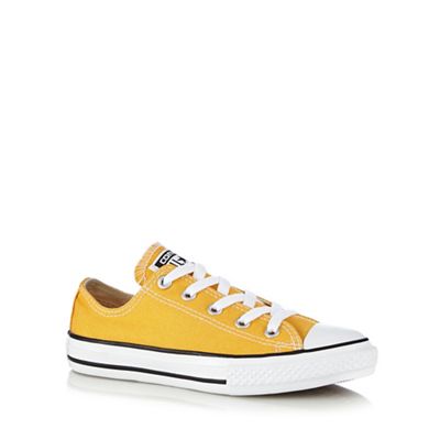 Converse Boys' yellow 'All Star' lace up shoes